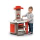 Smoby mini Tefal OpenCook 312202 Children Kids Toy Plastic Kitchen With Sound and Accessories, Red