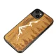 Apple iPhone 15 Plus 6.7\'\' Bewood Mountains Imbuia Wood and Resin Case Cover