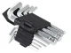 Hex Key Set Ball End 9 pcs, 1.5-10 mm