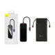 Baseus Hub Adapter 4w1 USB-C na 4xUSB 3.0 (Dark Grey)