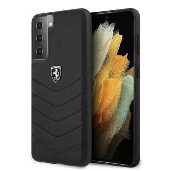 Ferrari Galaxy S21 Hard Case Off Track Quilted, Black