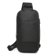 Wozinsky Premium Single Shoulder Anti-Theft City Backpack with USB, Black