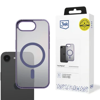 3mk Frosty MagCase for Apple iPhone 16E Purple