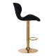 4Rico QS-B15 Bar Stool, Black Velvet