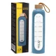 4FIZJO Glass Water Bottle 1 L Blue