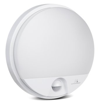 Maclean MCE291 W LED Facade Lamp with Motion Sensor, 15W, White