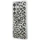 Guess IML Leopard Triangle MagSafe Case for Samsung Galaxy S26 Ultra, Black