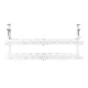 Maclean MC-102 W Under-Desk Cable Organizer, 2 Levels, White