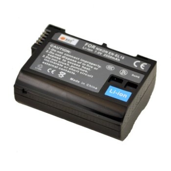 Battery EN-EL15 for Nikon D7100 D7000, D800, D600, D500, 1 V1, 1950mah