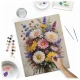 Massido Paint by Numbers 40x50 cm, Flowers