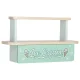 Wooden Ice Cream Shop Toy Stand for Kids, 10 pcs