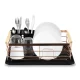 Massido MS-600 Dish Drying Rack with Tray, gold