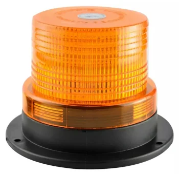 Warning Beacon Light 12/24V with Magnetic Base, Orange