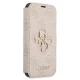 Guess 4G Big Metal Logo Folio Case for iPhone 13 Pro Max, Pink