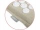 NEO Sport NS-902 Acupressure Acupuncture Massage Mat Set with Pillow, 70x44cm, Grey-White