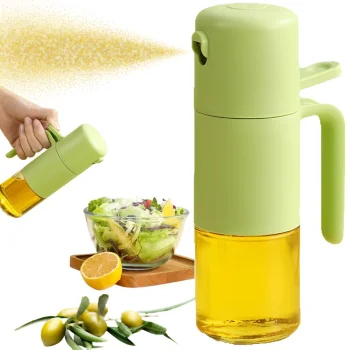 Glass Oil Sprayer for Cooking 210ml, Vinegar and Oil Mister Dispenser