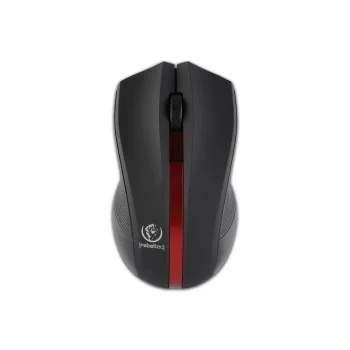 Rebeltec Galaxy Wireless Optical Mouse, Black/Red
