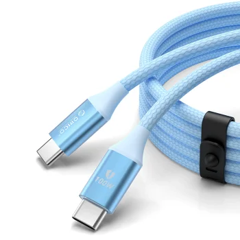 Orico USB-C to USB-C Cable 100W 5A Power Delivery 1m, Blue