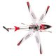 Syma S107H RC Helicopter 2.4GHz RTF, Red