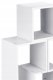 ModernHome Modular Bookcase Shelving Unit and Storage Cabinet, White