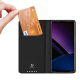 Sony Xperia 1 VI DUX DUCIS Skin Pro Auto-absorbed Leather Case Cover, Black
