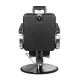 Gabbiano Paulo Barber Chair, Black