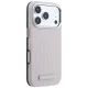 Karl Lagerfeld Grained Mono Resin Logo MagSafe Case for iPhone 17 / 18 Pro Max, Pink