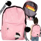 Single Compartment School Backpack for Teens, Pink