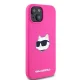 Karl Lagerfeld iPhone 15 Plus / 14 Plus Case Silicone Choupette Head MagSafe, Pink