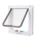 4-Way Locking Pet Door for Cats and Small Dogs, Clear