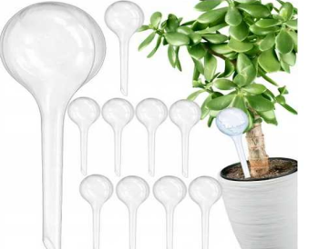 Automatic Plant Watering Globes System 8 Pack, transparent
