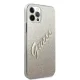 Apple iPhone 12 / 12 Pro 6.1\'\' Guess Gradient Script Case Cover (GUHCP12MPCUGLSGO), Gold