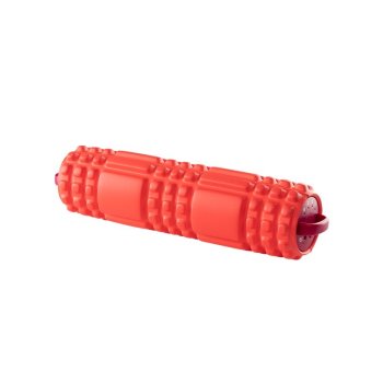 Electric Vibrating Fitness Pilates Yoga Massage Roller - 35x8 cm, Orange
