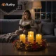 Ruhhy LED Candles / Grave Lantern Inserts 12.5x5cm, 4 pcs