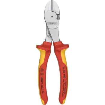 KNIPEX High Leverage Diagonal Cutter 74 06 180, 180 mm