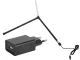 RGB LED Corner Floor Lamp with App and Remote Control, 150cm, Black