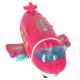 2-in-1 Doll Airplane Playset with Doll and Accessories, Pink