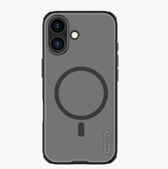 Nillkin iPhone 17 Case Super Frosted Shield Pro Magnetic, Transparent Black