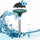 Ultrasonic Mole and Rodent Repeller with Solar Battery and LED Lighting, 2pc.