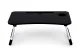 Modernhome Laptop Stand / Bed Table 60x40 cm, Black