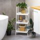 Стеллаж-лестница ModernHome с 3 полками, белый