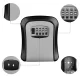 Key Safe Box with Combination Lock, Black