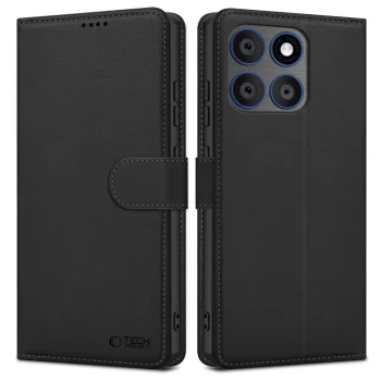 Tech-Protect Wallet Folio Case for Motorola Edge 70 5G, Black
