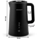 Berdsen 370900 Electric Kettle 1.7L with Temperature Control, Black
