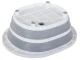 Collapsible Silicone Bowl with Drain and Cutting Board, 5L