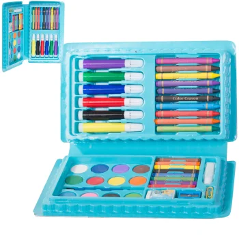 Art set for kids, 42 pieces, drawing and painting supplies