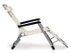 MultiGarden 2-in-1 Folding Garden Lounger Chair, Beige