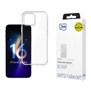3mk Armor Case for iPhone 16 Pro Max, Transparent