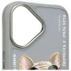 Nimmy Glasses Cool Dog Case for iPhone 16, Gray