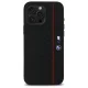 BMW BMHMP16X23SHER iPhone 16 Pro Max 6.9" black/black hardcase Silicone Hexagon Red Line MagSafe